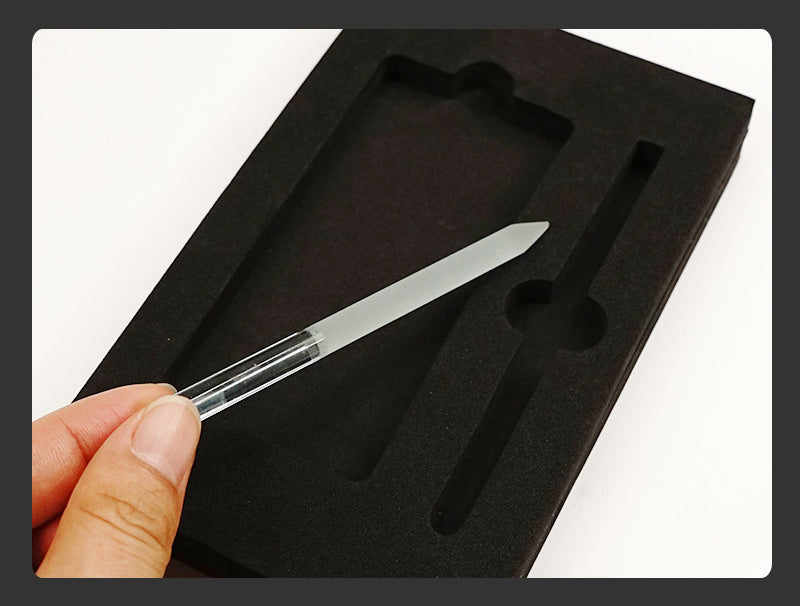 Professional Reed Resurfacing Kit - Glass Reed Finishing Plate & Burnisher for Saxophone/Clarinet Reeds (High/Mid/Tenor Range)