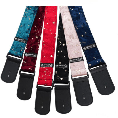 Unique Cartoon Guitar Strap for Classical, Folk, Acoustic, Electric Guitars and Basses
