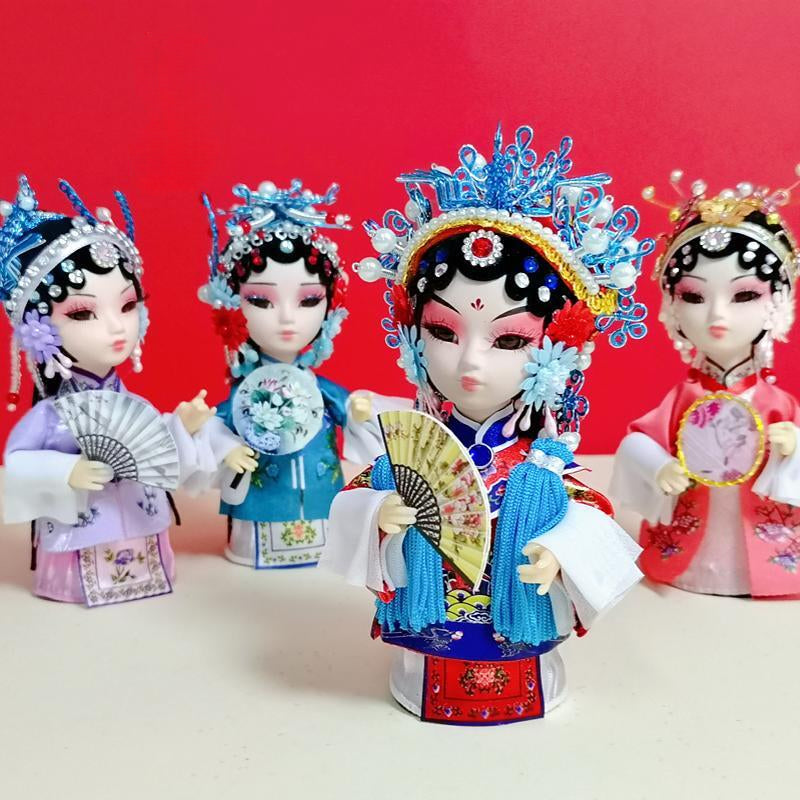 Creative Kunqu Opera Doll - Chinese Opera Face Mask Collectible, Perfect for Home Décor and Gifts