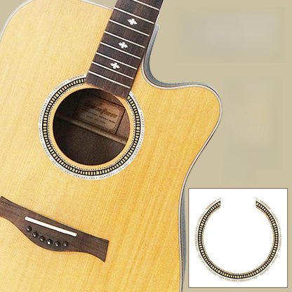 Decorate Your Acoustic Guitar with Trendy Soundhole Stickers and Floral Hole Ring Decals