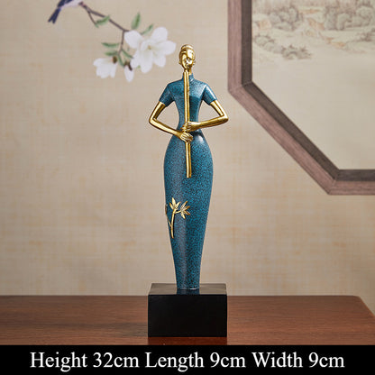 Unique Band Figurines for Living Room, Study, Wine Cabinet and Entryway - Luxury Resin Art Crafts