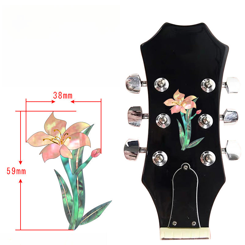 Acoustic & Electric Guitar Headstick Stickers – Stylish PVC Decals for Personalization