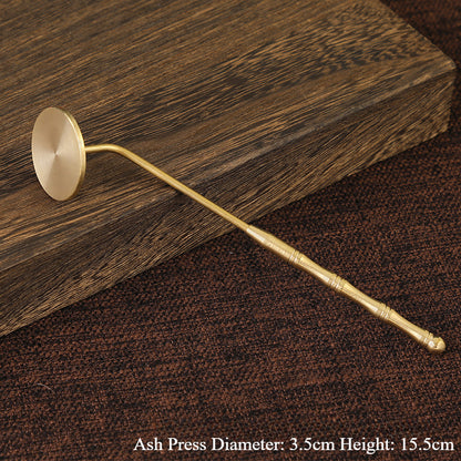 5-Piece Brass Incense Set – Essential Tools for Incense Pressing, Ash Cleaning & Rituals