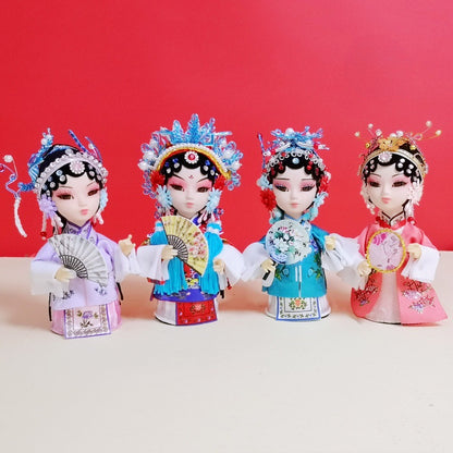 Creative Kunqu Opera Doll - Chinese Opera Face Mask Collectible, Perfect for Home Décor and Gifts