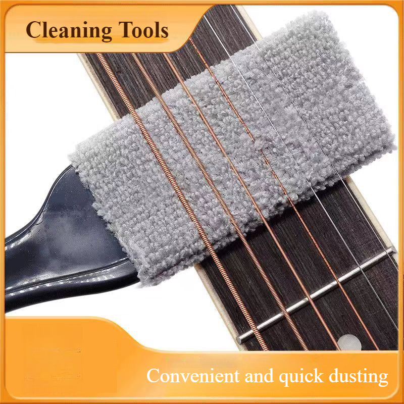 2 in 1 Instrument Cleaning Brush - Fingerboard and string cleaning tool for instrument maintenance