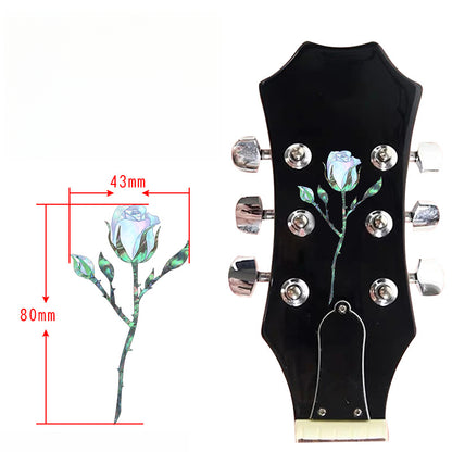 Acoustic & Electric Guitar Headstick Stickers – Stylish PVC Decals for Personalization