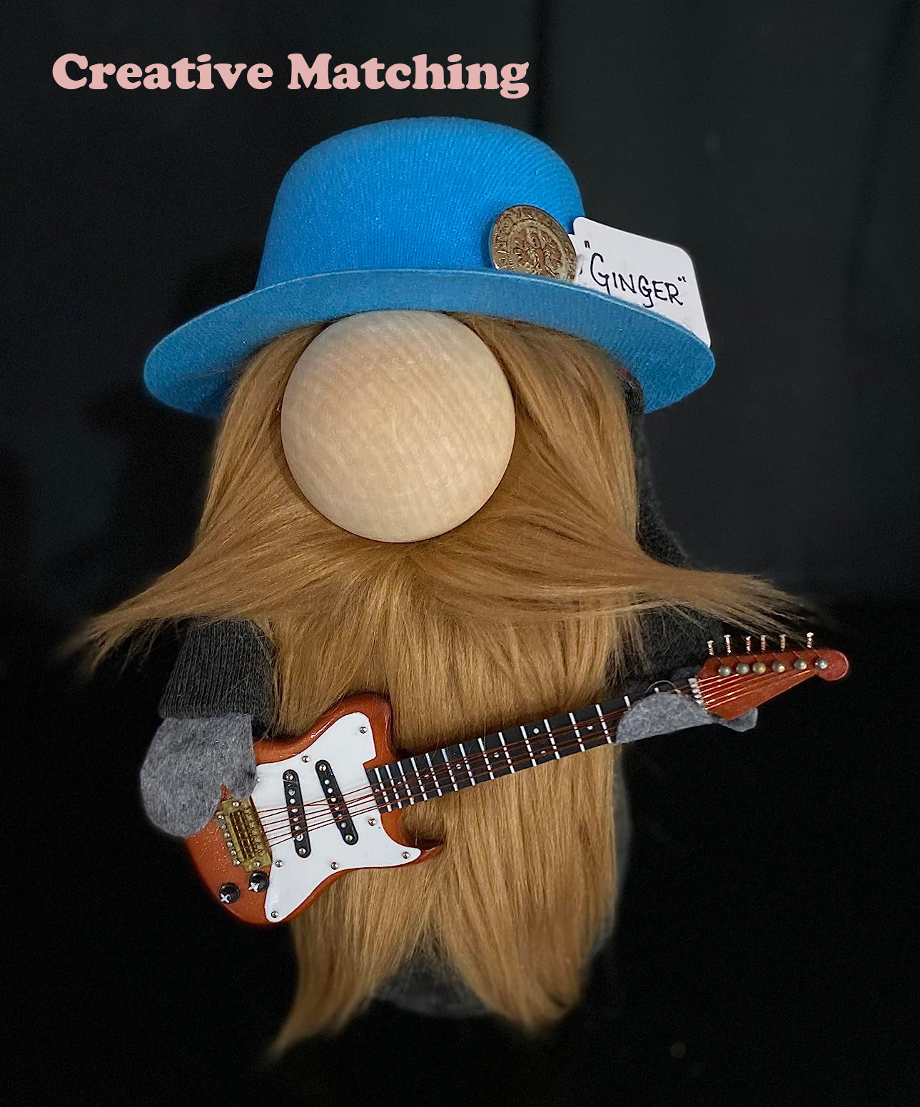 Mini Electric Guitar Model Mini Musical Ornament Mini Guitar Handicraft Ornaments Guitar Decorations for Gift