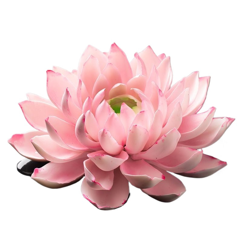 Handmade Color-Changing Lotus Flower Tea Pet – Zen Style Incense & Kung Fu Tea Accessory