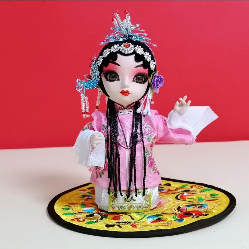 Creative Kunqu Opera Doll - Chinese Opera Face Mask Collectible, Perfect for Home Décor and Gifts