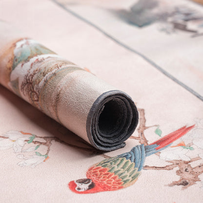 Chinese Style Tea Towel – Thick Absorbent Tea Mat with Landscape Design (35x17.5cm)