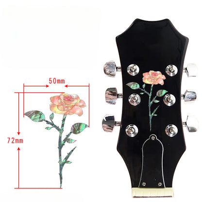 Acoustic & Electric Guitar Headstick Stickers – Stylish PVC Decals for Personalization