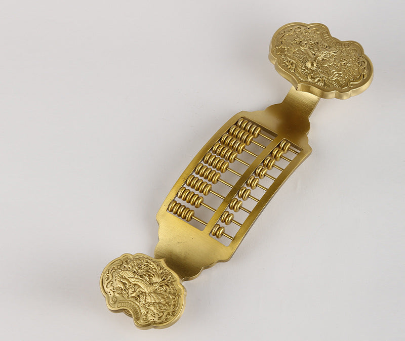 A Traditional and Unique Abacus Home Decor Piece - Symbolic Dragon and Phoenix Design