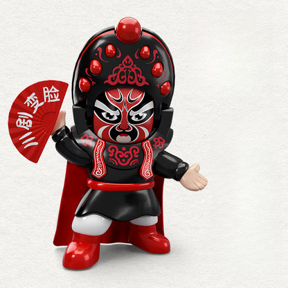 Sichuan Opera Face-Changing Doll – Creative Beijing Opera Mask Figurine, Unique Gift