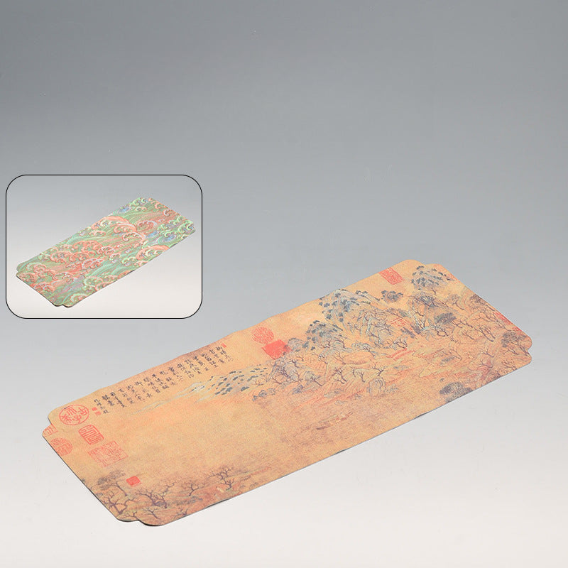 Chinese Tea Table Mat - Waterproof Ink Painting Tea Tray Cloth (44x19.5cm, 5 Designs)