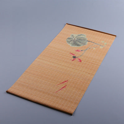 Bamboo Tea Mat Set - Waterproof 3D Printed Chinese Design (3 Sizes: 10x46cm/30x60cm/30x135cm, 6 Patterns)