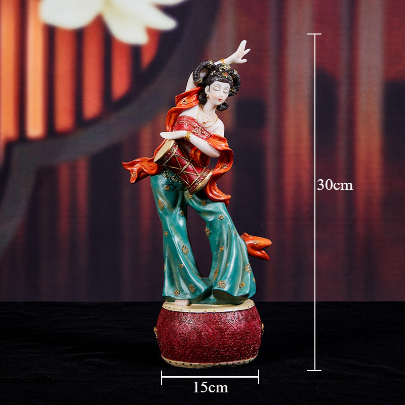 Charming Chinese Wind Decorations with Dunhuang Apsaras and Antique Elegance