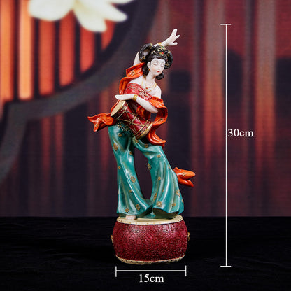 Charming Chinese Wind Decorations with Dunhuang Apsaras and Antique Elegance