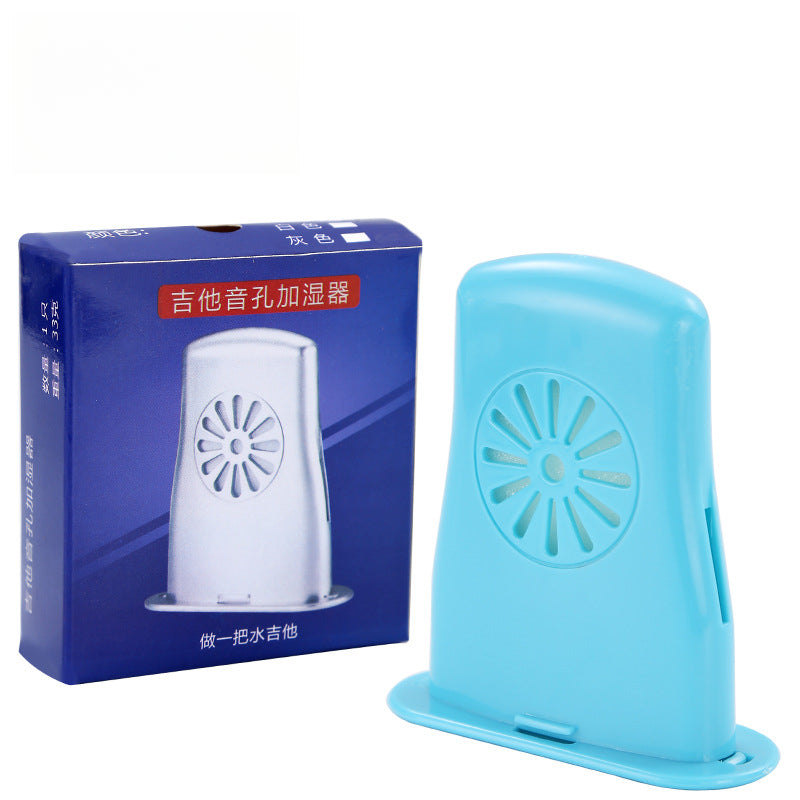 Guitar Humidifier for Acoustic/Classical Guitars & Ukuleles - ABS Plastic (40g, White/Black/Sky Blue/Purple)