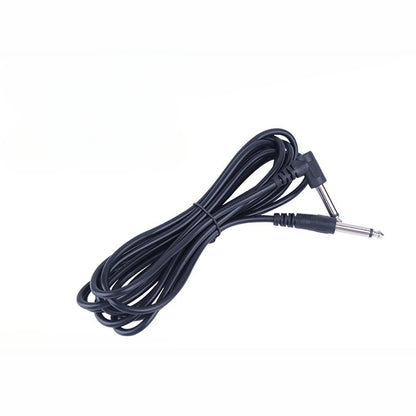 6.35mm Guitar Cable - Shielded Instrument Cable for Acoustic/Electric Guitars & Bass (OFC Core, Metal-Braided)