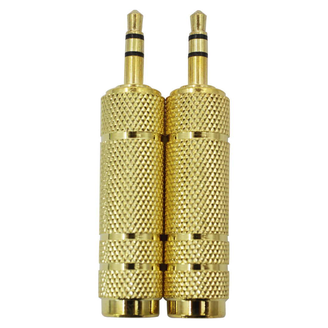 6.5mm to 3.5mm Adapter (2-Pack) - Audio Connector for Musical Instruments