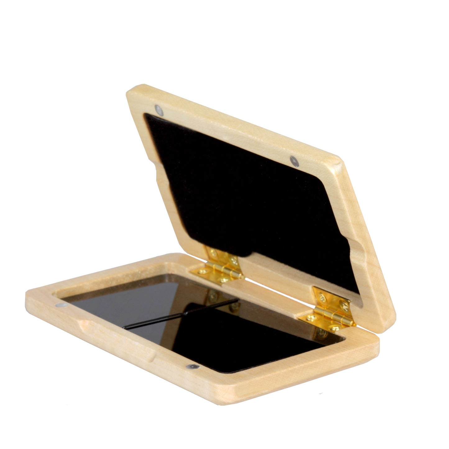 Walnut Wood Saxophone & Clarinet Reed Case – Ventilated Storage Box for Reeds - Premium Instrument Accessory