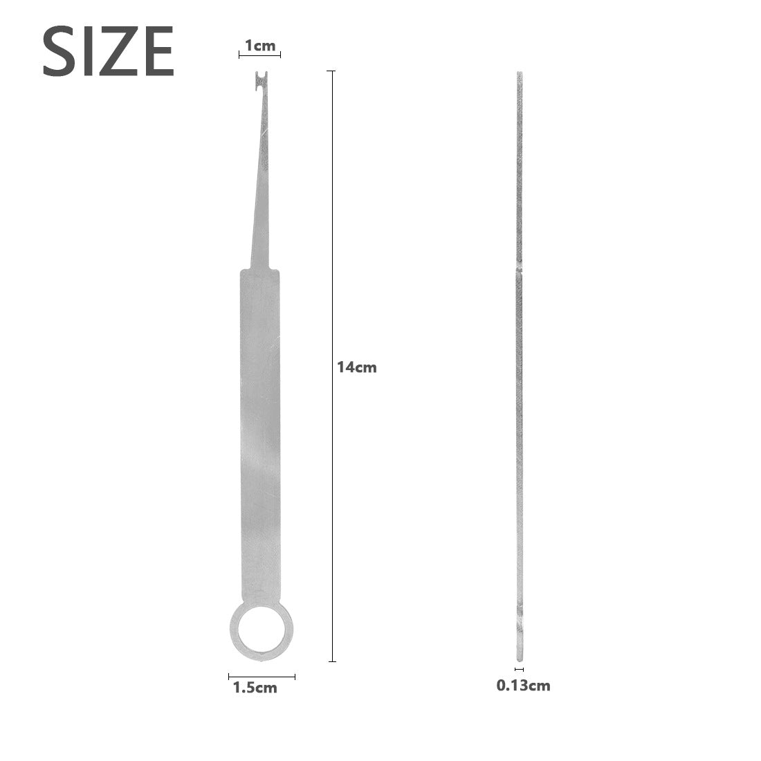 Saxophone Reed Hook Tool - Professional Repair Instrument for Sax, Flute, and Clarinet