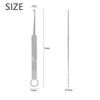 Saxophone Reed Hook Tool - Professional Repair Instrument for Sax, Flute, and Clarinet