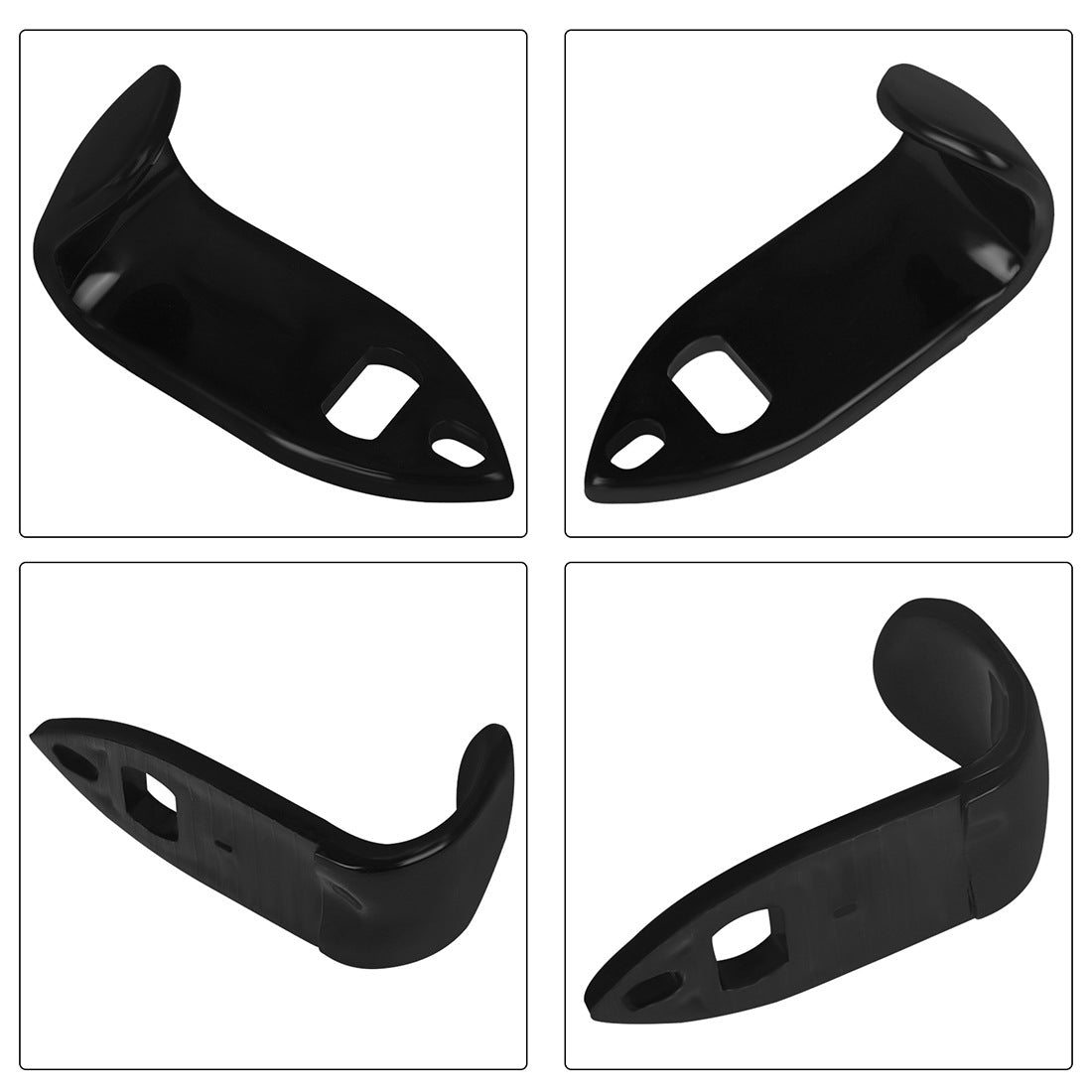ABS Saxophone Thumb Rest 5-Pack – Ergonomic Black Thumb Hooks for Saxophone, Universal Fit (Durable ABS Accessories)