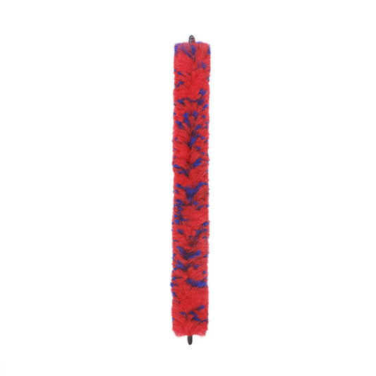 Professional 28.5cm Saxophone Neck Cleaning Brush - Anti-Scratch Dual-Color Fiber Tool for Brass/Woodwind Instruments