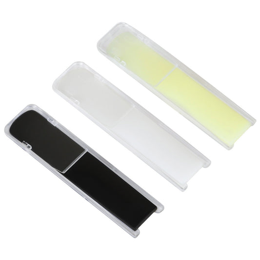 2.5 Tenor Saxophone Resin Reeds – Unbreakable ABS-Like Synthetic Reeds 3-Color Set (Black/White/Yellow) – Pre-Packed Moisture-Proof Reeds
