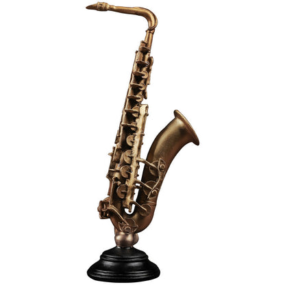 Chic Violin and Saxophone Figures for Home Decor, Living Room and Office Display