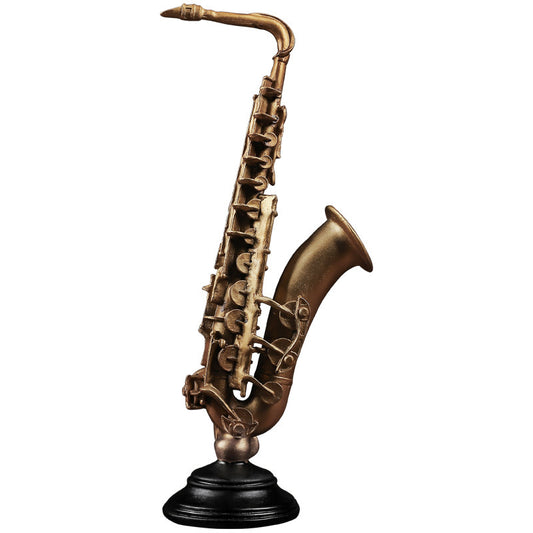 Chic Violin and Saxophone Figures for Home Decor, Living Room and Office Display