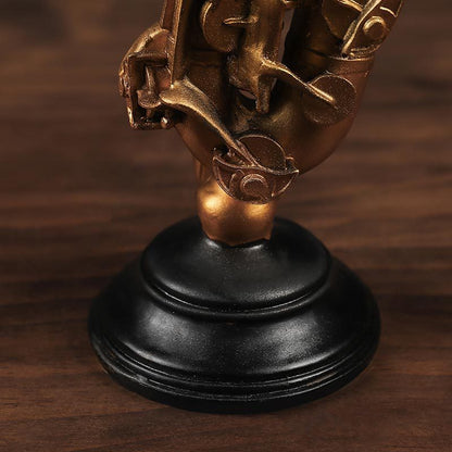 Chic Violin and Saxophone Figures for Home Decor, Living Room and Office Display