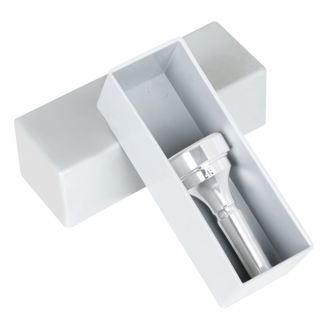 Silver-Plated Brass Cornet Mouthpiece – CNC Machined Professional Mouthpiece for Enhanced Tone & Effortless Play