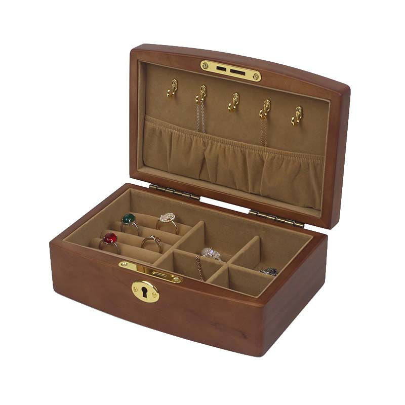 Vintage Jewelry Box - Elegant Wooden European Style Jewelry Organizer, Luxury Handcrafted Storage Case