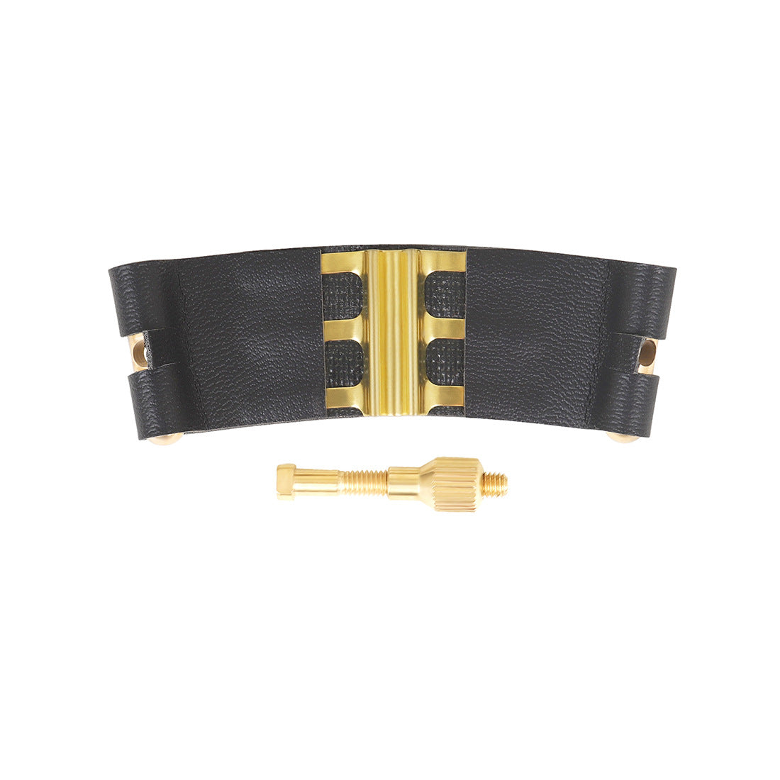 Professional Soprano Saxophone Mouthpiece Kit - Ligature, Cap & Protective Case (Sax Accessories for Alto/Tenor Compatibility)