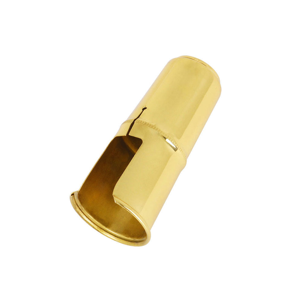 Saxophone Ligature & Cap Set – Engraved Brass Mouthpiece Accessories for Alto/Tenor Sax