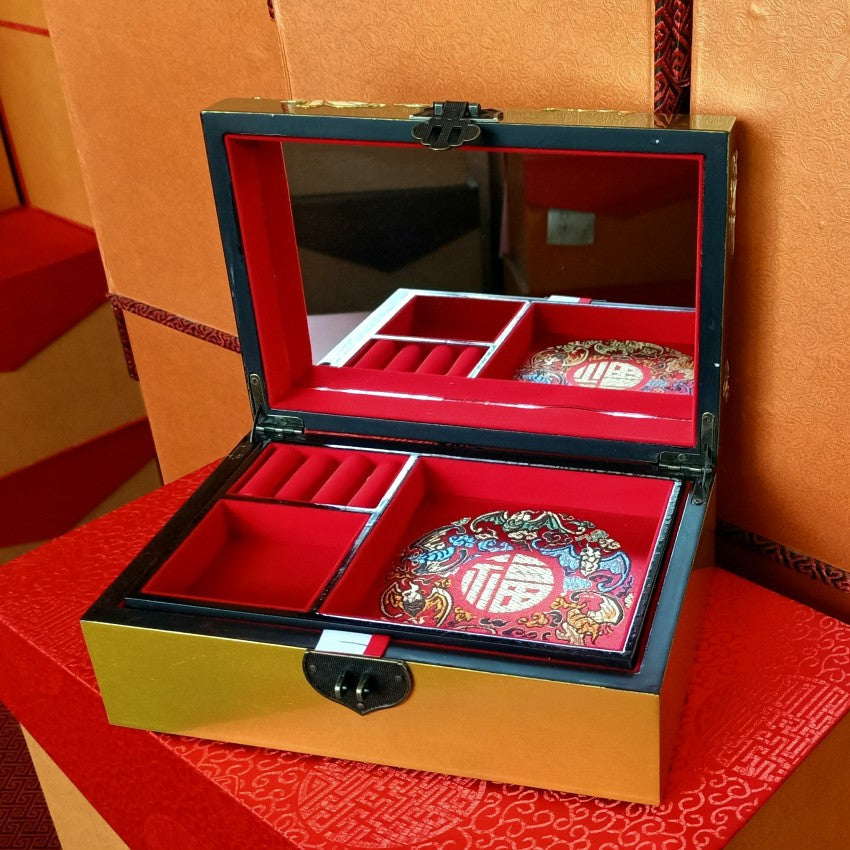Handmade Wooden Jewelry Box Organizer Wooden Trinket Keepsake Jewellery Storage Box Vintage Box Multipurpose Organizer Chest Great Gift