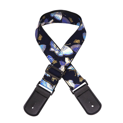 Guitar Strap Folk Wooden Guitar Electric Guitar Bass Classical Universal Personalized Cartoon Guitar Strap Guitar Strap
