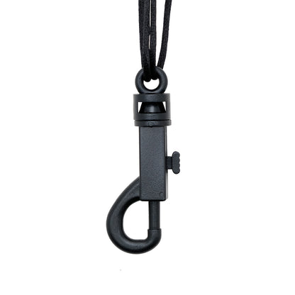 Saxophone/Clarinet Neck Strap with Rotating Hook - Wide Padded Nylon & ABS (Black/Red/Grey)