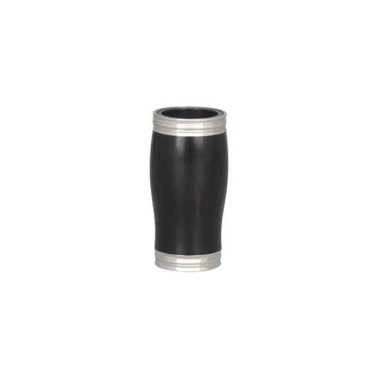 Eb Clarinet Joint Tube with Silver Trim – Premium Grenadilla Wood Body & Metal Ring