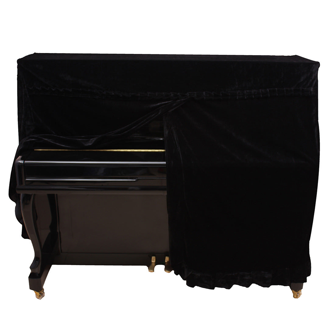 Velvet Piano Cover - Dustproof, Anti-Static, Washable - Stylish and Minimalist Design
