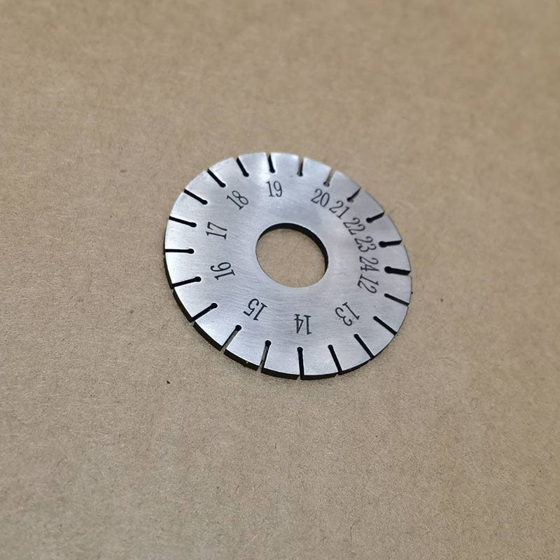 Piano String Measuring Gauge - Stainless Steel Tool 15g (41mm OD /12mm ID)