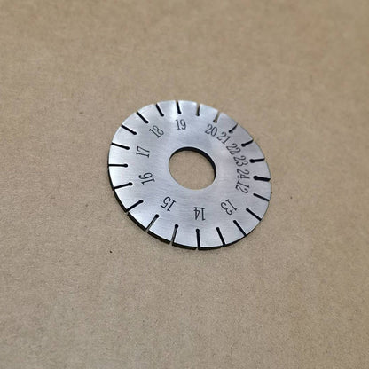 Piano String Measuring Gauge - Stainless Steel Tool 15g (41mm OD /12mm ID)