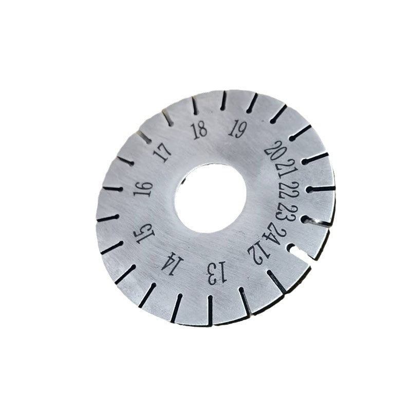 Piano String Measuring Gauge - Stainless Steel Tool 15g (41mm OD /12mm ID)