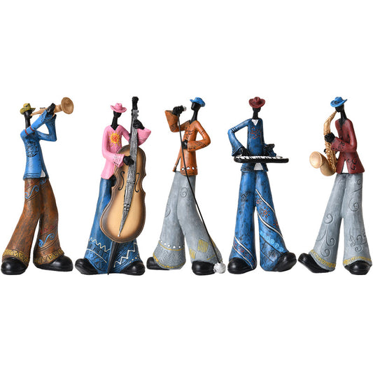 Vintage and Creative Band Art Ornament for Bookshelf, TV Stand, Wine Cabinet and Home Decor
