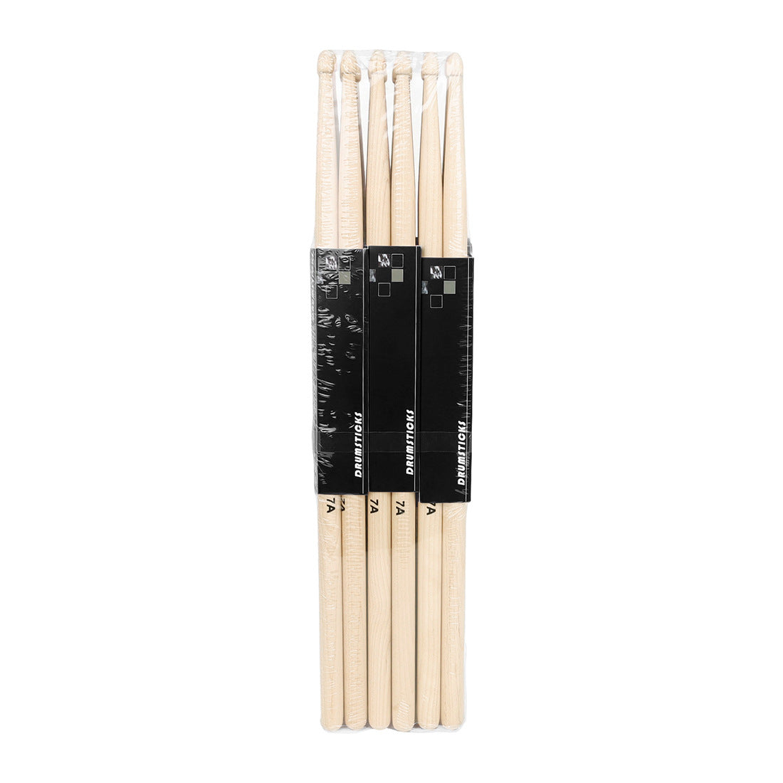 12-Pair 7A Drum Sticks - Maple Wood Drumsticks for Beginners and Professionals