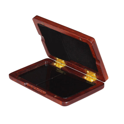 Walnut Wood Saxophone & Clarinet Reed Case – Ventilated Storage Box for Reeds - Premium Instrument Accessory