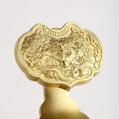 A Traditional and Unique Abacus Home Decor Piece - Symbolic Dragon and Phoenix Design