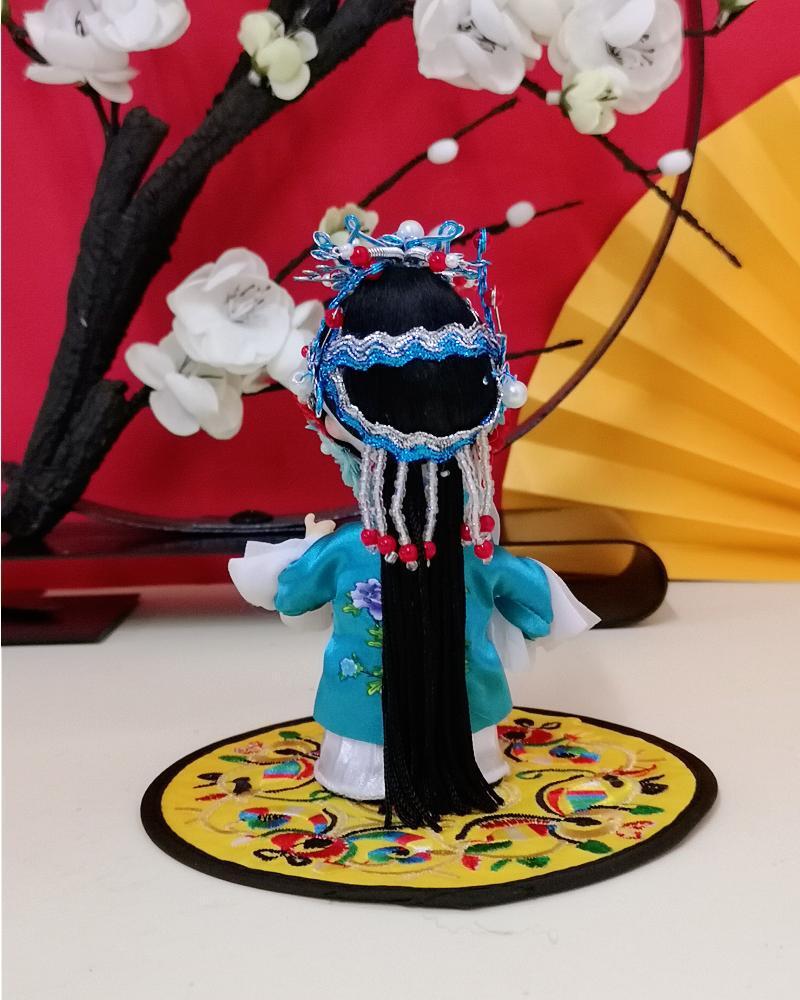Creative Kunqu Opera Doll - Chinese Opera Face Mask Collectible, Perfect for Home Décor and Gifts